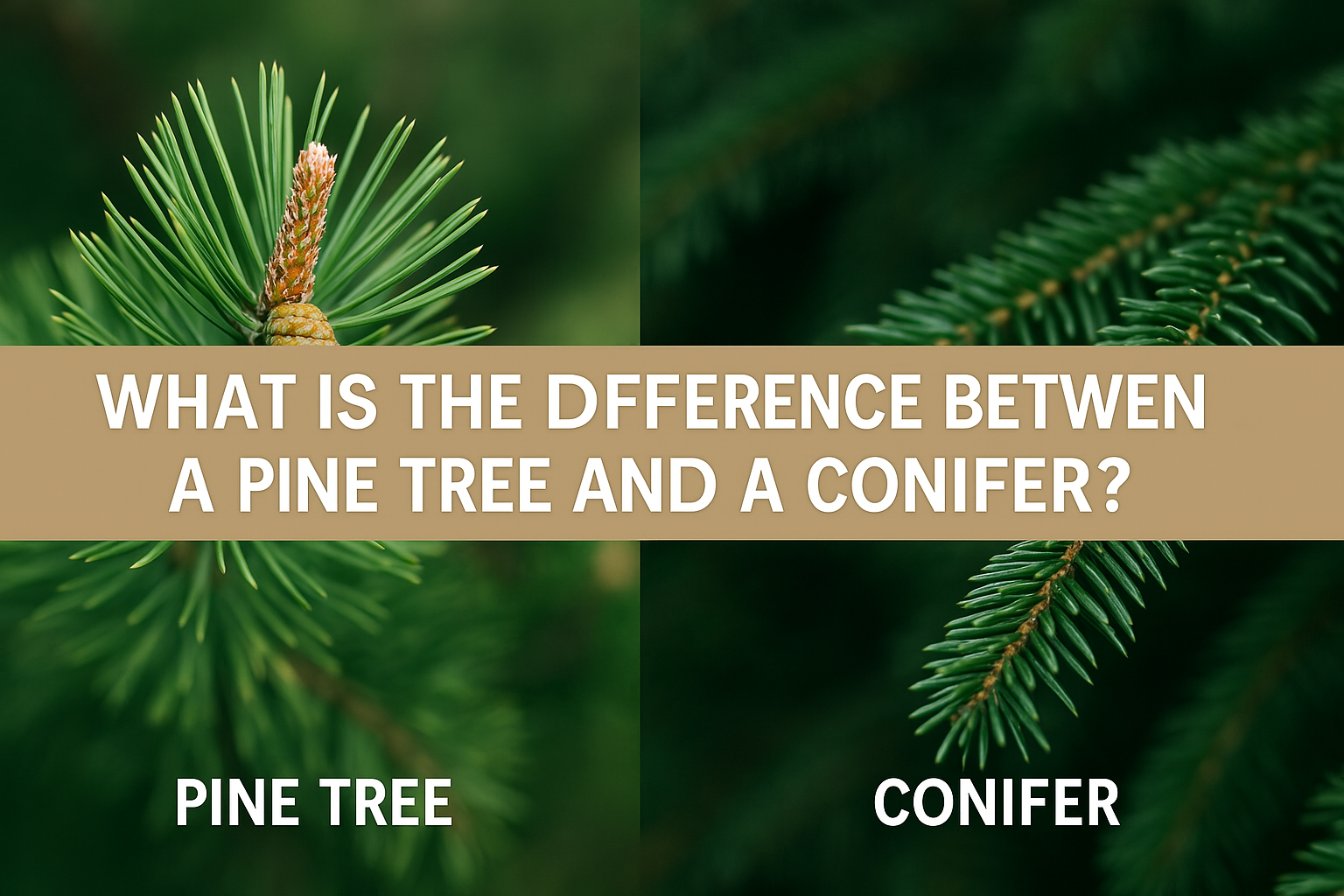What Is The Difference Between A Pine Tree And A Conifer