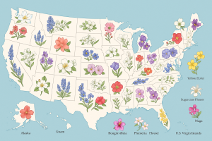 List Of Us State And Territory Flowers
