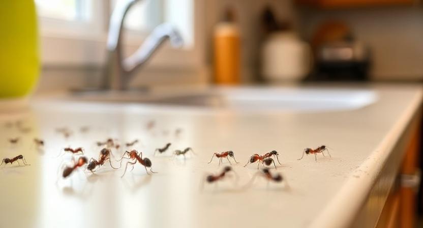 How Do You Get Rid Of Ants On A Kitchen Counter