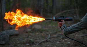 Flame Thrower To Kill Weeds