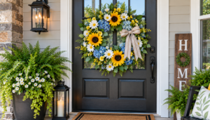 Artificial Door Wreaths For Summer